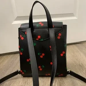 kate spade | Bags | Kate Spade Black Cherry Backpack | Poshmark display picture 3